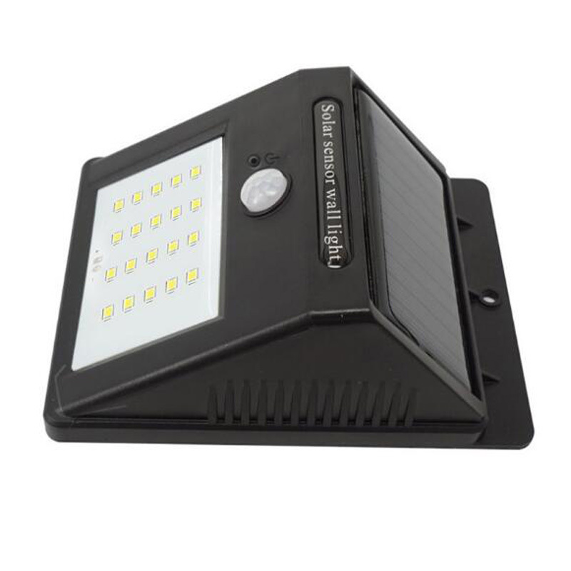 Outdoor IP65 motion sensor garden led solar security wall pack light