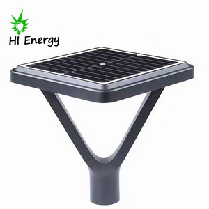 HiEnergy solar yard lights outdoor garden outdoor lamp post light 20w aluminium modern pole lamp