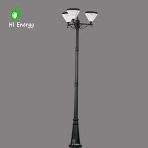 HiEnergy Premium quality modern design outdoor solar led garden post lights