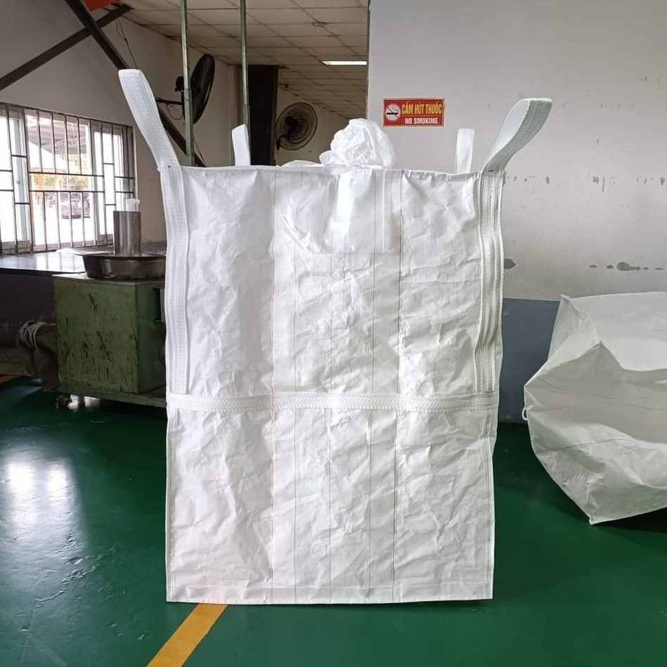 PP big jumbo bag for packing 1 tonne goods agriculture /500 kilogram bag PP bulk bag color in white woven fabric