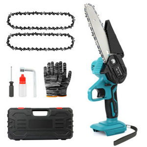 HIERKIN 6 inch cordless Battery lithium Hand Chainsaw Portable Cordless Mini Electric Chain saw