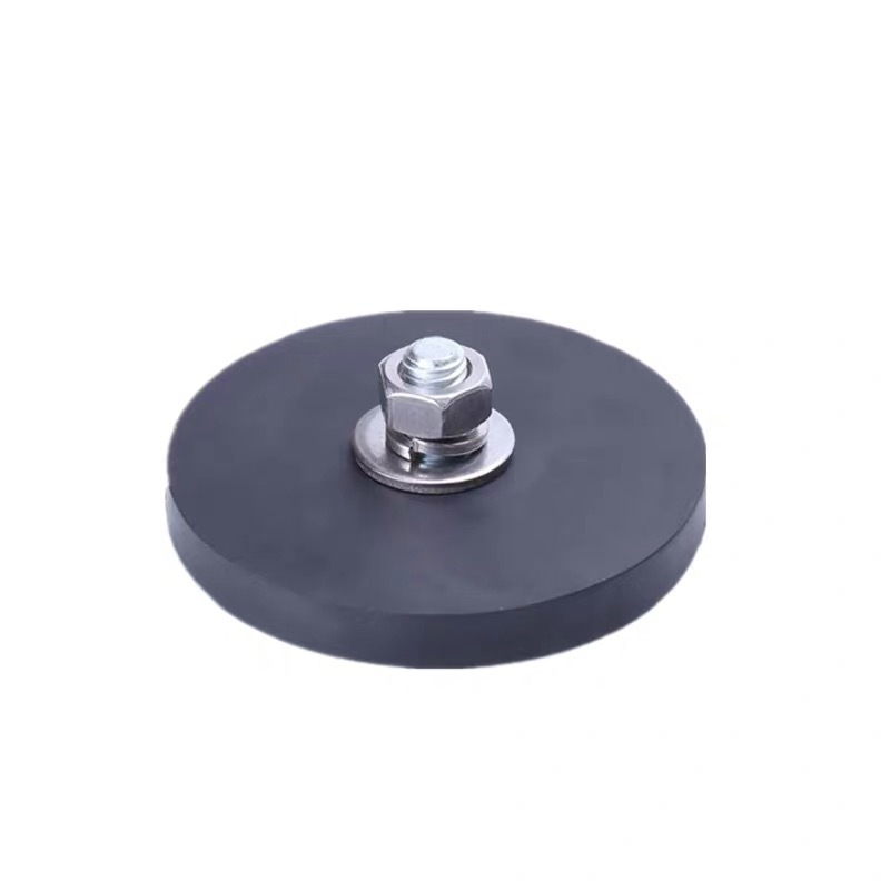 countersunk hole rubber coating magnet and rubber coated neodymium magnet with counter bore For Car