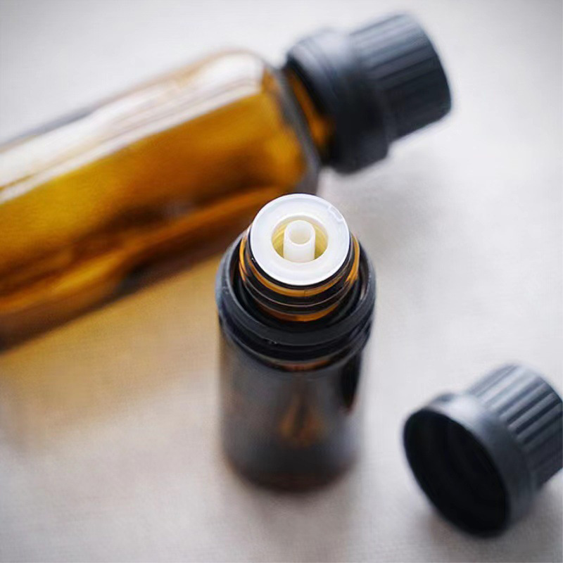 Anti-theft large cap brown essential oil bottle 5ml-100ml essence perfume cosmetics packaging