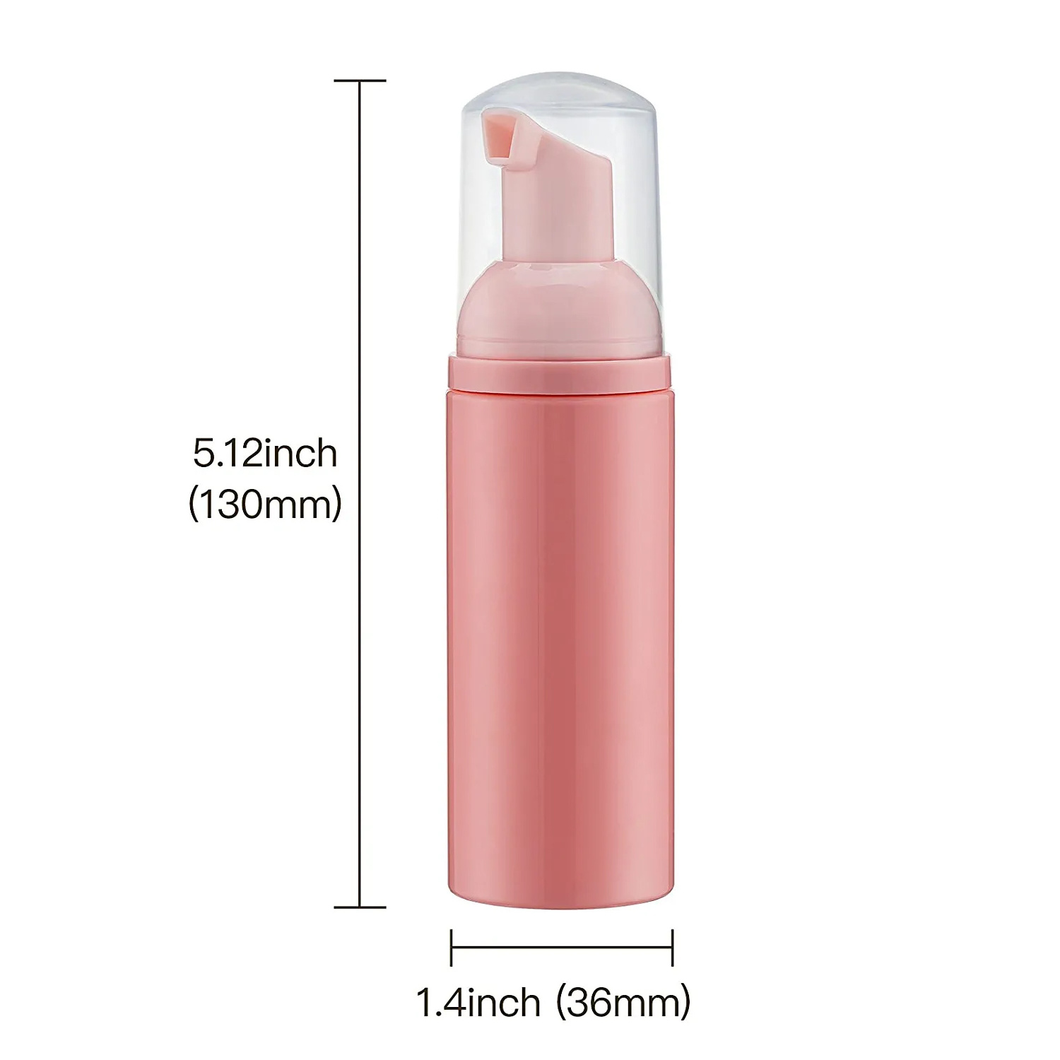 30ml 50ml Empty Facial Foaming Pink God Plastic Lash Shampoo Bottles Eyelash Extension Soap Foam Pump Cleanser Set Foam Bottle