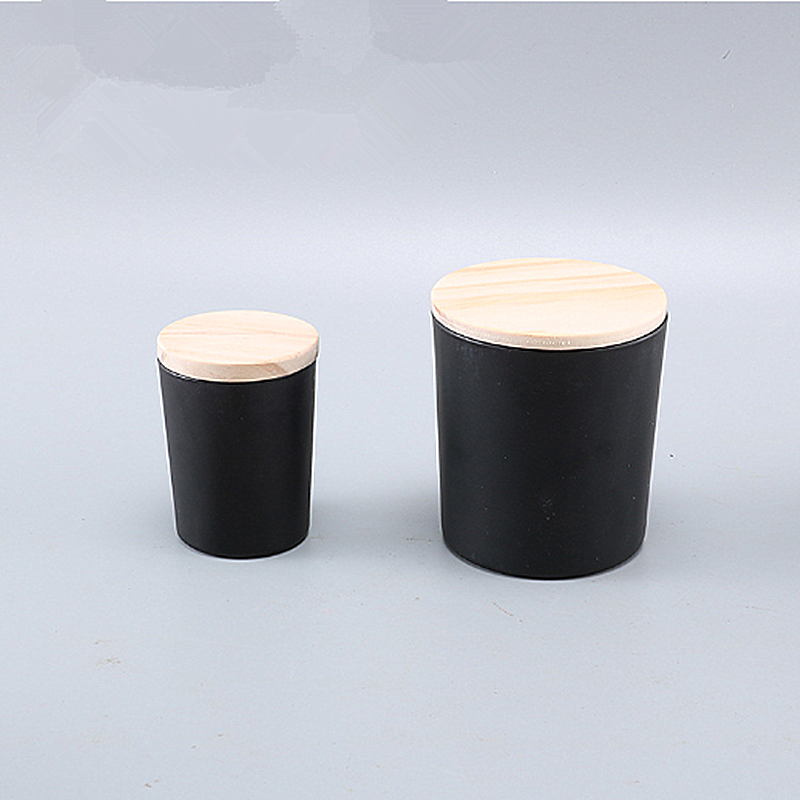 luxury empty thick 10oz gloss tall white black 2022 glass candle holders lanterns and candle jars