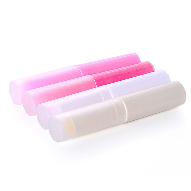 Refillable Chapstick Tube Pink Lipstick Tubes Mini Cosmetic Container Printed Lip Balm Stick