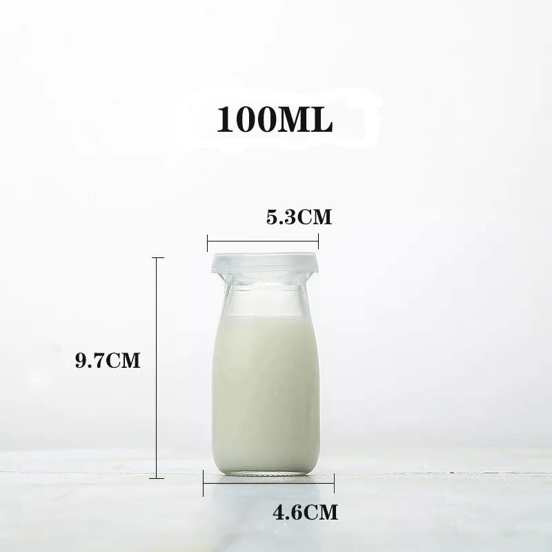 eco friendly recycled glass juice milk water bottle 500ml 1000ml swing top beverage/milk glass bottle with clip ceramics lid