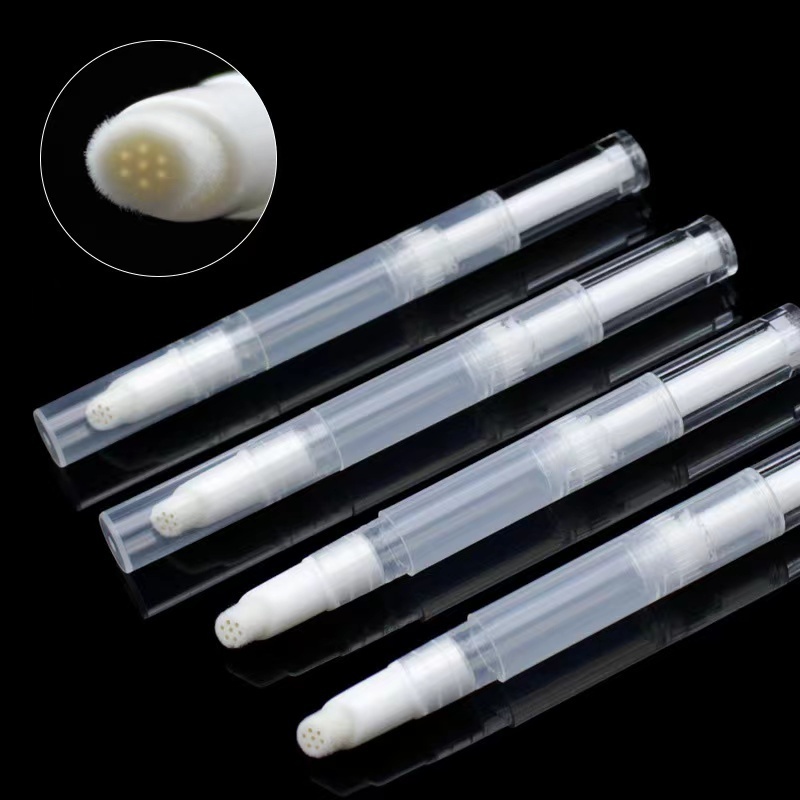 Empty Twist Pen Cosmetic Container 1ml 2ml 3ml 4ml 5ml 6ml Cuticle Oil Lip Gloss Nutrition Nail Oil Pen With Brush Dispenser