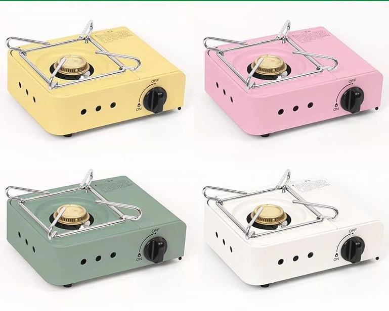 Mini cassette stove home outdoor portable gas stove small gas