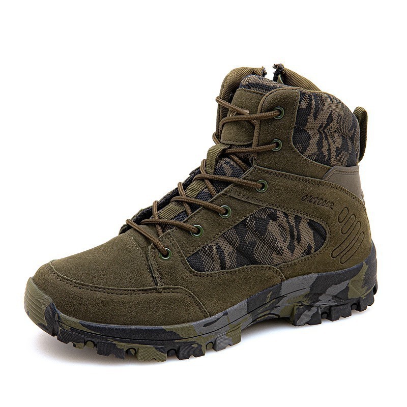 Outdoors combat boots men's climbing labor protection shoes combat boots desert