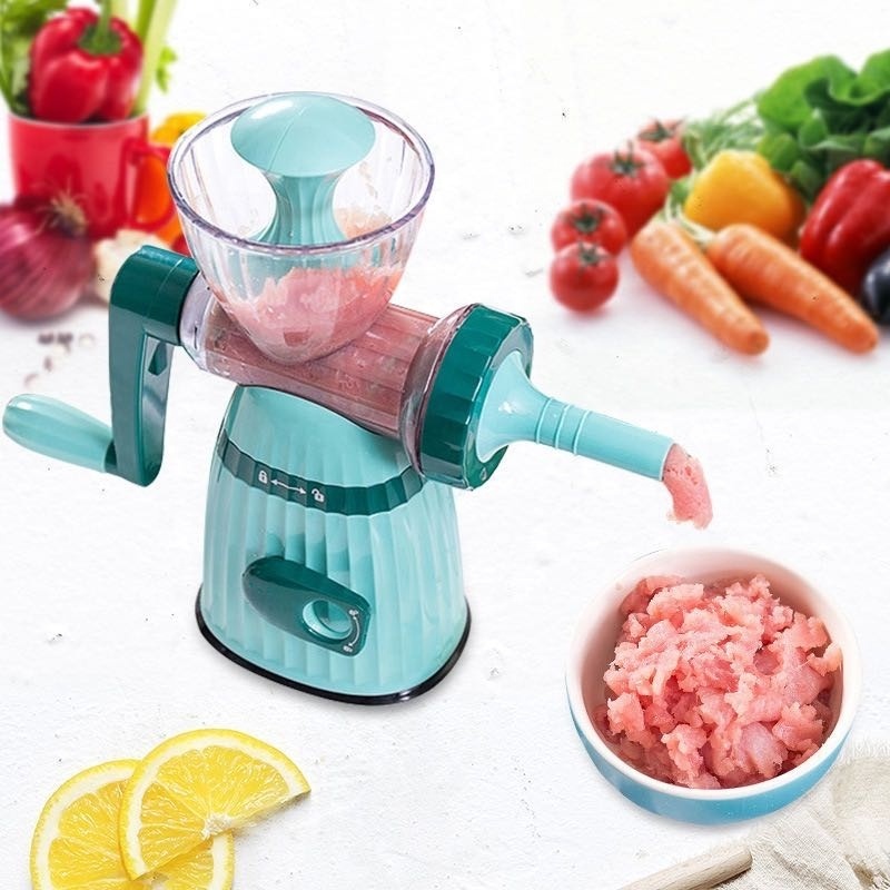 Hot Sale Hand Crank Meat Mincer Grinder Sausage Maker with Powerful Suction Base