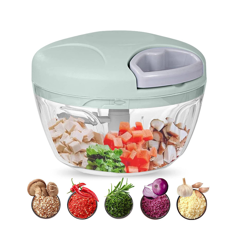 Manual Food Chopper for Vegetable Fruits Nuts Onions Hand Pull Mincer Blender Mixer Food Processor