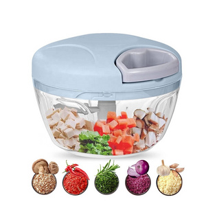 Manual Food Chopper for Vegetable Fruits Nuts Onions Hand Pull Mincer Blender Mixer Food Processor