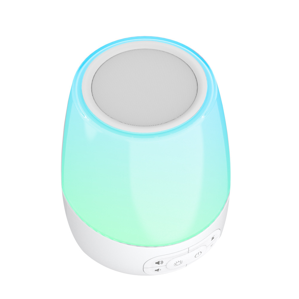 Colorful night light non-looping continuous white noise machine with 20 natural sound for better sleeping