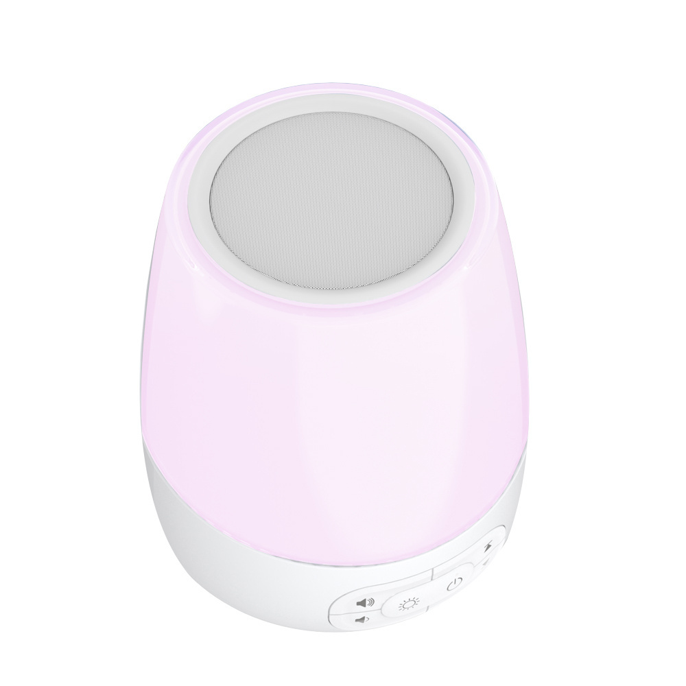 Colorful night light non-looping continuous white noise machine with 20 natural sound for better sleeping