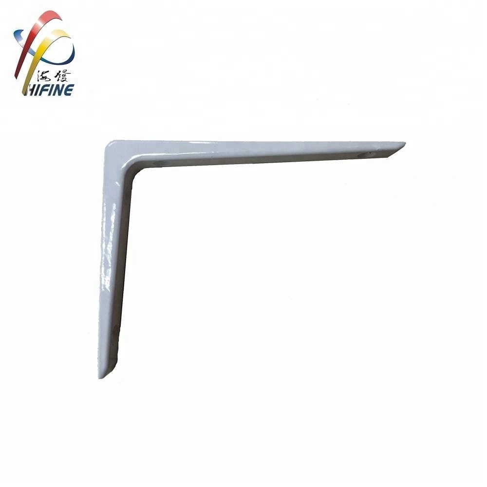 High quality light duty L type aluminum shelf bracket