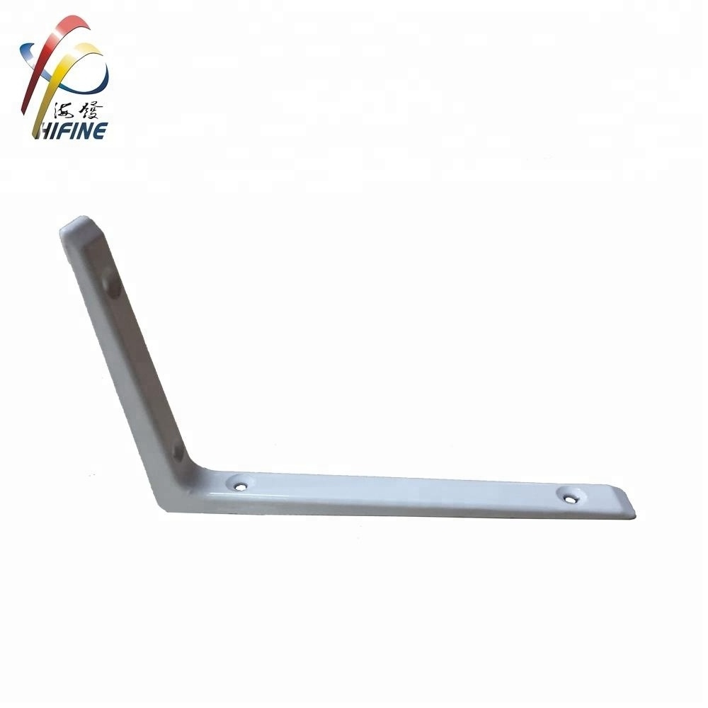 High quality light duty L type aluminum shelf bracket