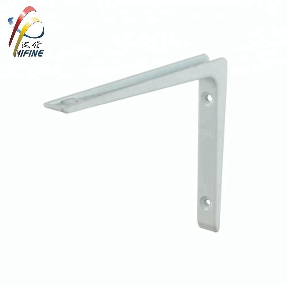 High quality light duty L type aluminum shelf bracket