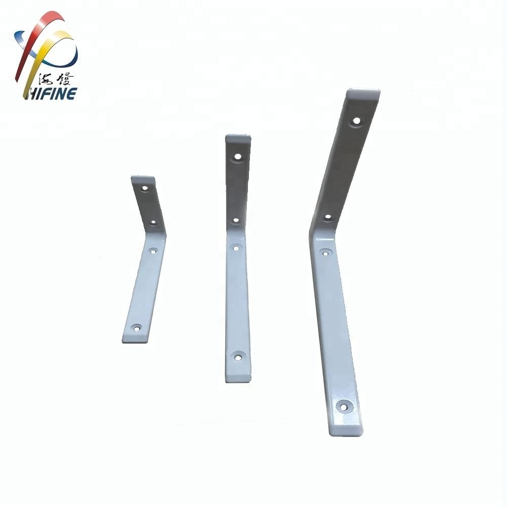 High quality light duty L type aluminum shelf bracket