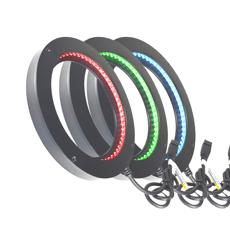 On sale 0 Angle color- selected Machine vision  24v LED  Ring Light  for inspection