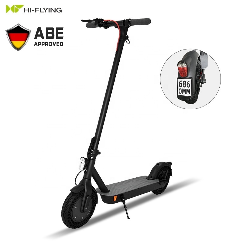 OEM ODM ABE German Standard electric scooter 10 inch honeycomb tires 2 wheel sharing foldable electric scooter