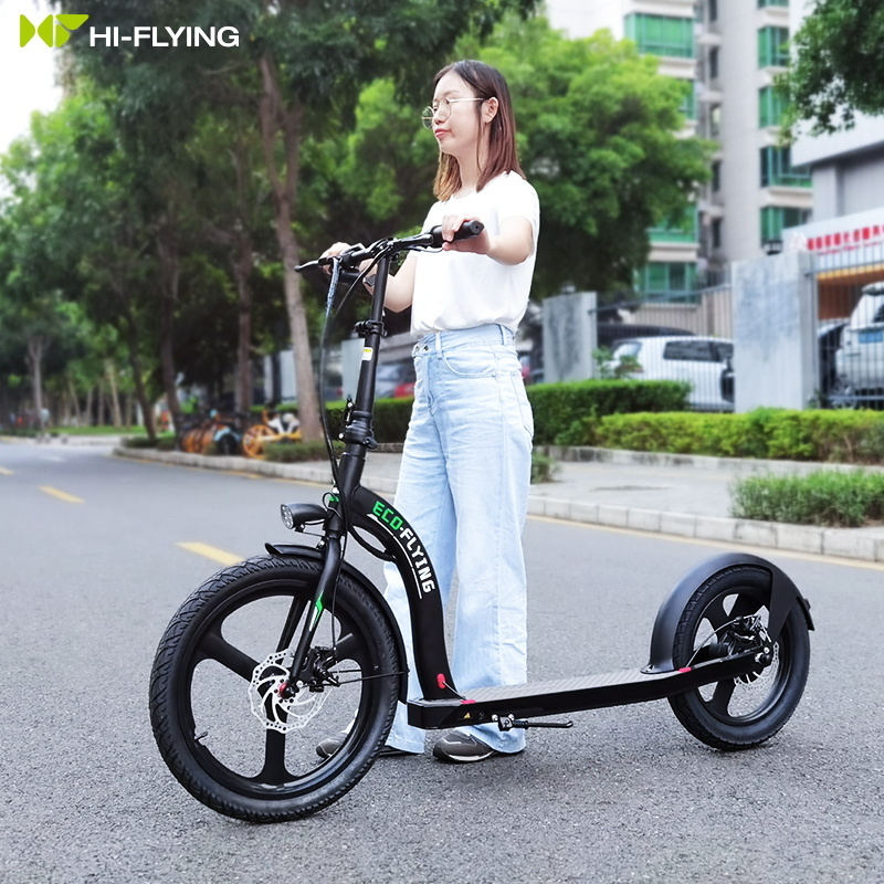 Electric Scooter EU Warehouse Fast 350W 10Ah Folding Fat Tire Scooter Aluminum Frame Big Wheel Electric Scooter