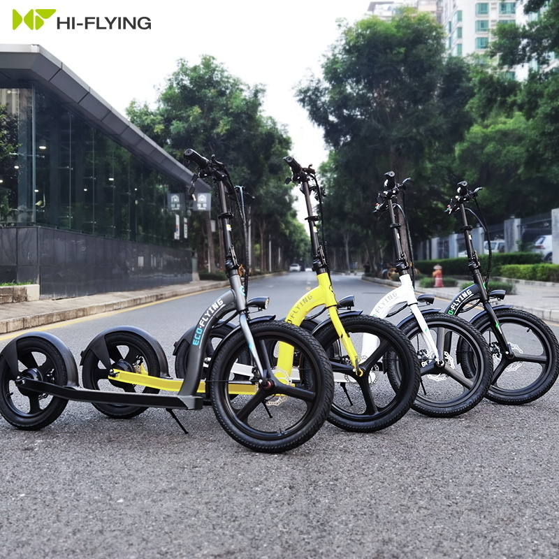 Electric Scooter EU Warehouse Fast 350W 10Ah Folding Fat Tire Scooter Aluminum Frame Big Wheel Electric Scooter