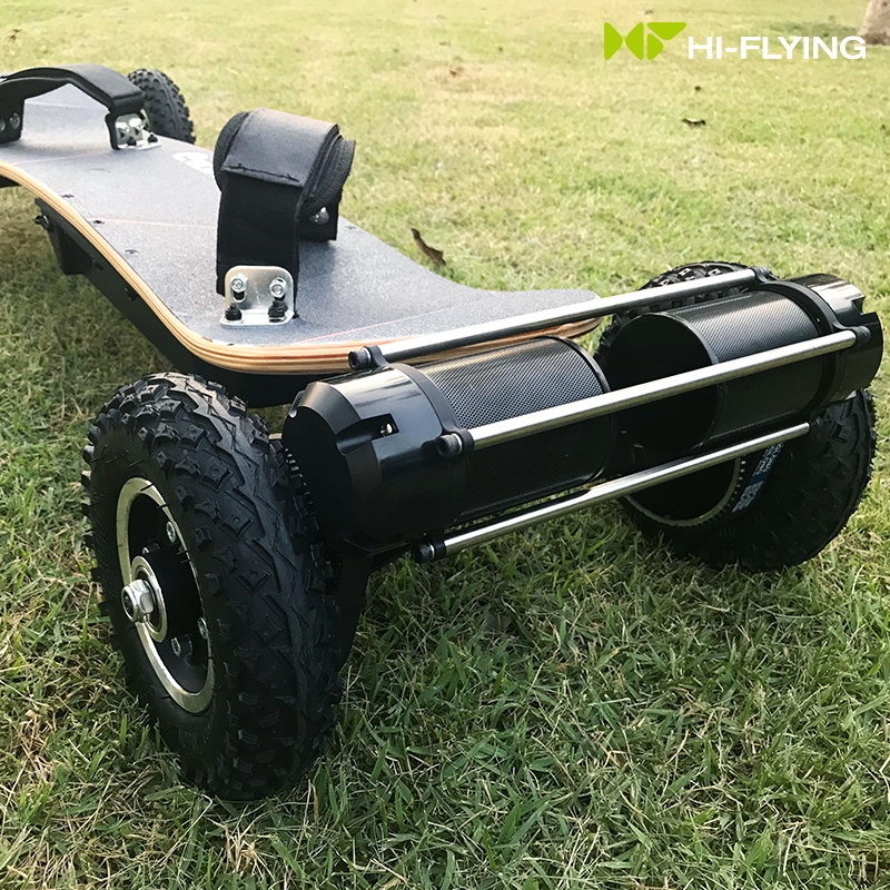 Customization wholesale blank deck long 9 inch big wheels skateboard off road cheap electric skateboard kit