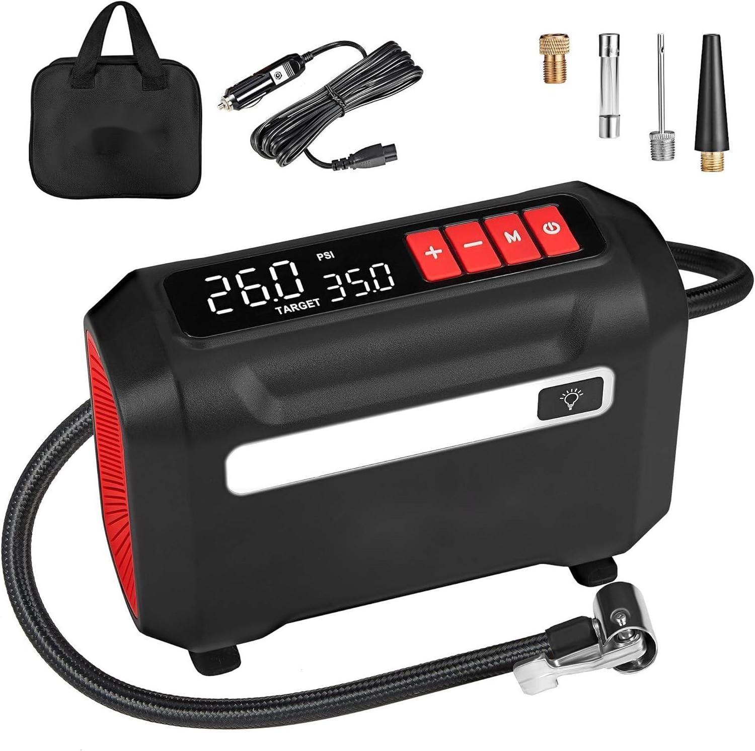 BSJ Tire Inflator Automatic Car Motorcycle Air Digital Tire Inflator