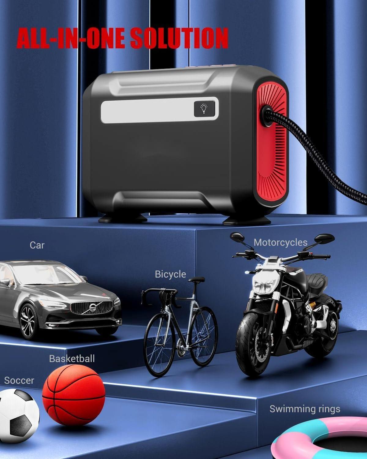 BSJ Tire Inflator Automatic Car Motorcycle Air Digital Tire Inflator