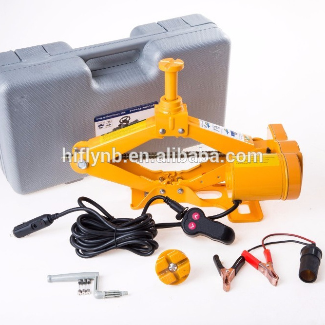 3664 3 in 1 Car Electric Hydraulic Floor Jack Tire Inflator Pump and LcElectric Impact  with WrenchED Flashlight