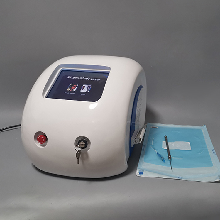 980nm laser varicose vein removal machine with built-in direct optical fiber for portable commercial vascular resection