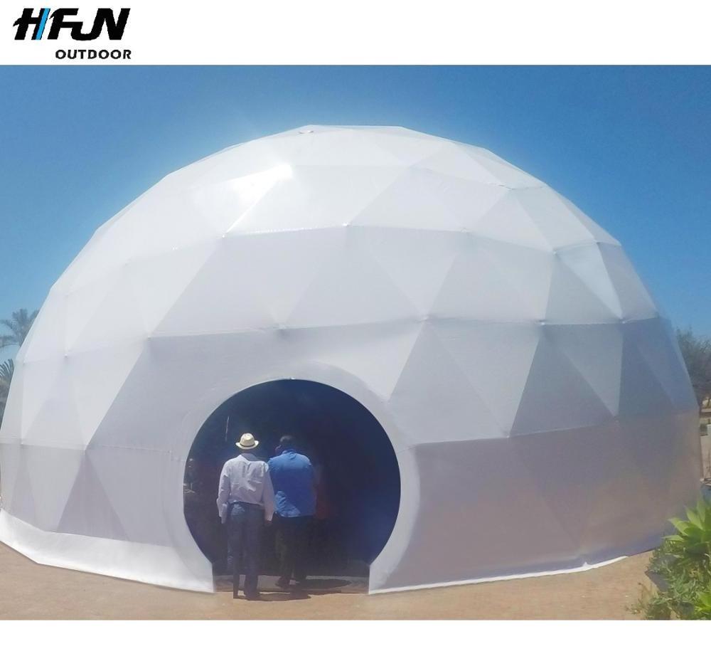 PVC Plastic Outdoor Garden Igloo Cupula Geodetica Dome Tent For Show Trade Event