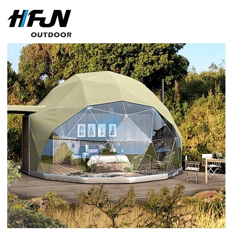 PVC Tarpaulin Geodesic Glass Garden Igloo Domes House for Sale