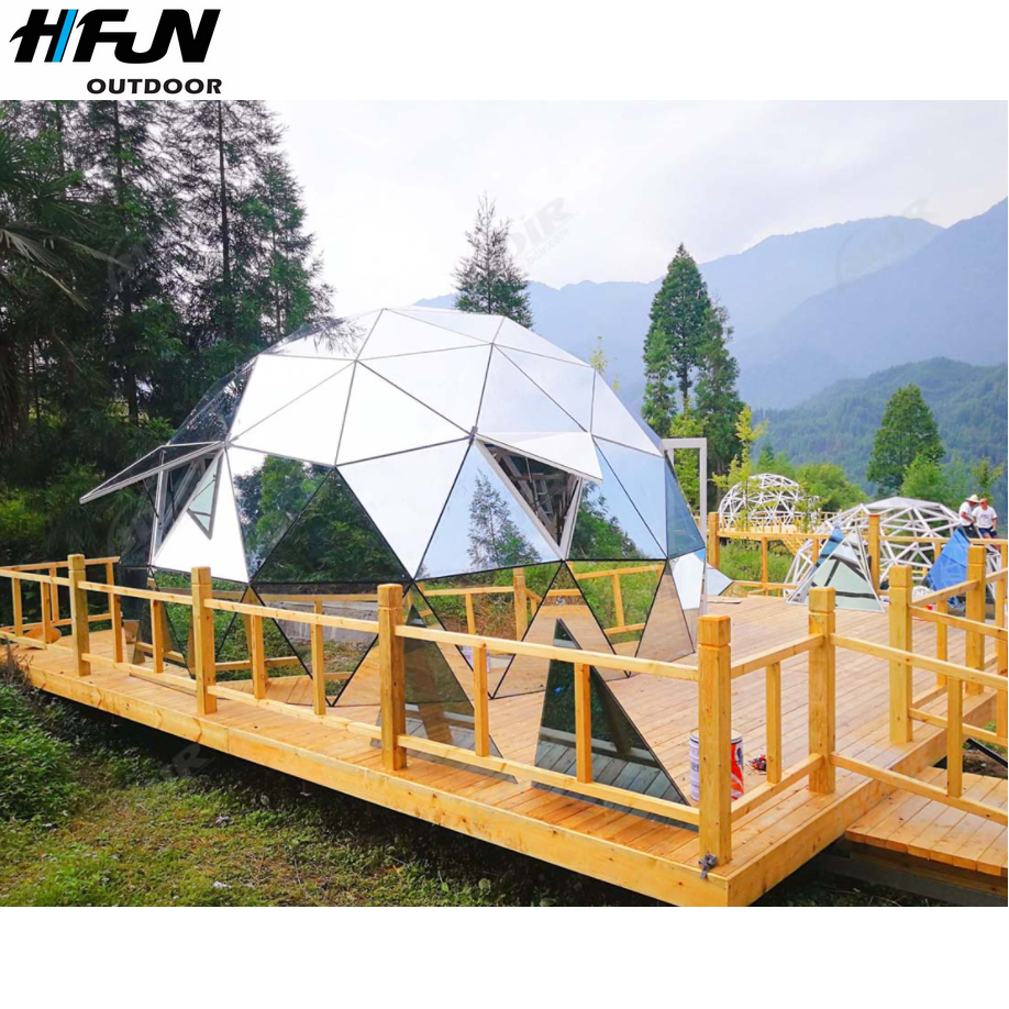 PVC Tarpaulin Geodesic Glass Garden Igloo Domes House for Sale