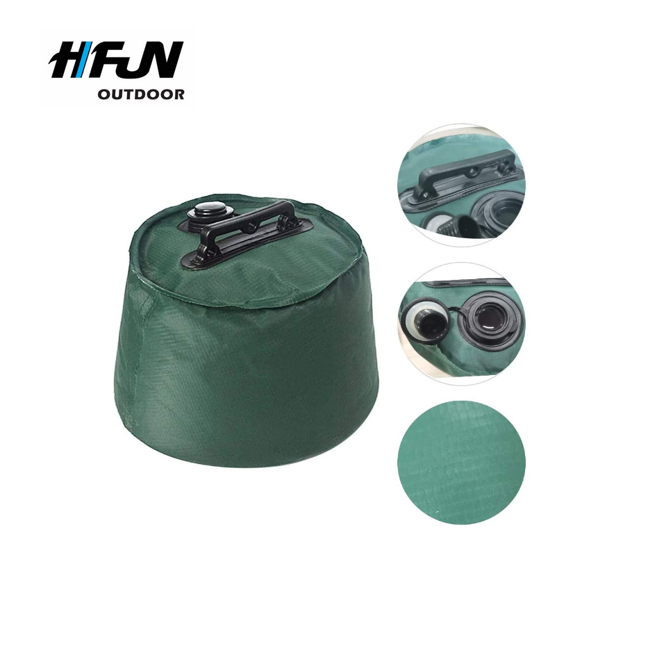 HIFUN Collapsible 14 Liters PVC Canopy Round Water Weight Ballast Bag