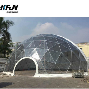 PVC Plastic Outdoor Garden Igloo Cupula Geodetica Dome Tent For Show Trade Event