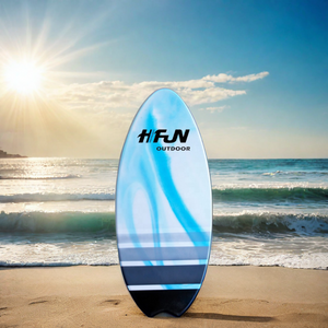 HIFUN 46-Inch Custom Portable Fiberglass Skimboard Wholesale Surfing Equipment Cheap and Easy to Carry