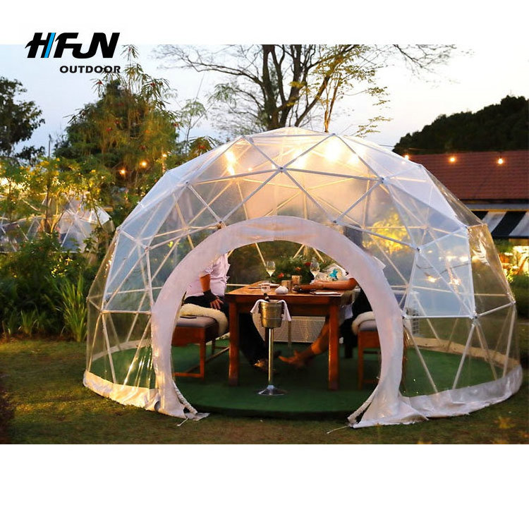 Garden Geodesic Igloo Dome Hotel Tent for Dining/Cafe Summer