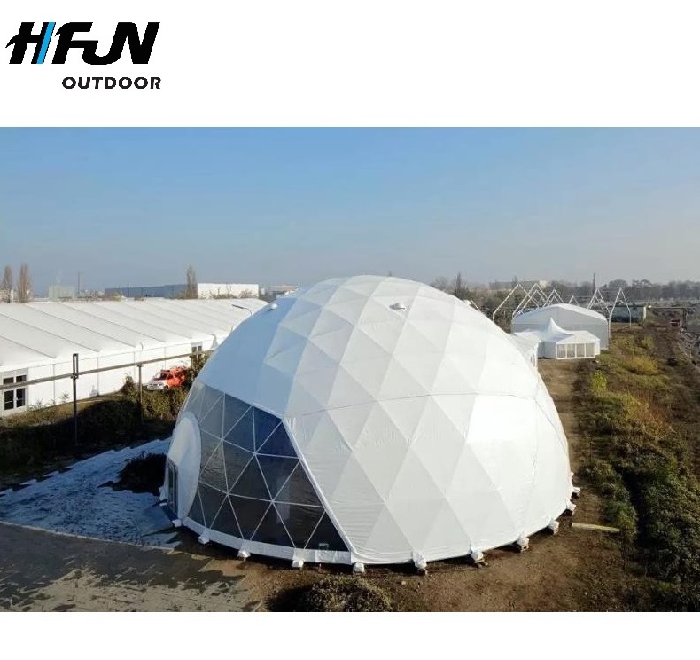 PVC Plastic Outdoor Garden Igloo Cupula Geodetica Dome Tent For Show Trade Event