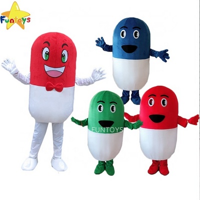 Funtoys Pills Mascot Costume Halloween Christmas Birthday Celebration Carnival Dress For Adult