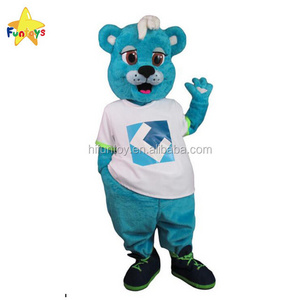 Funtoys Sport Blue Bear Cartoon Mascot Costumes