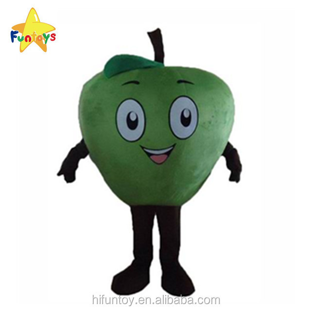 Funtoys CE Plush Walking Little Green Apple Mascot Costume