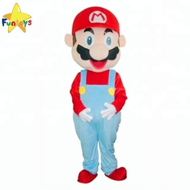 Funtoys CE Wholesale cartoon character adult Super Mario Mascot Costume