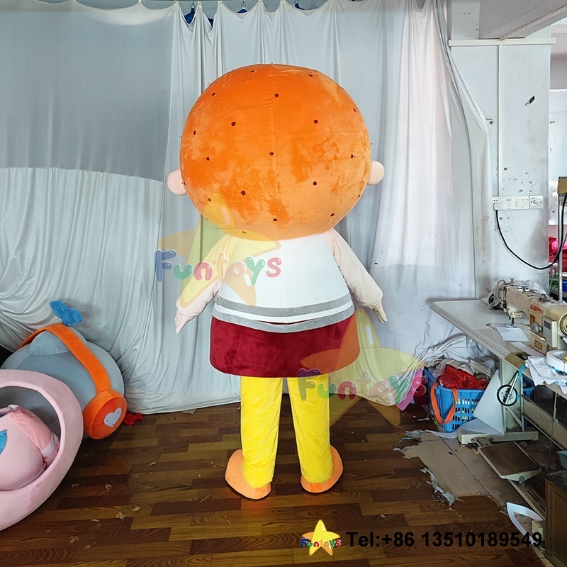 Funtoys Customize Orange Mascot Costume With Leaves Tomato Apple Fruit Cosplay Cartoon Halloween Christmas Carnival For Adult