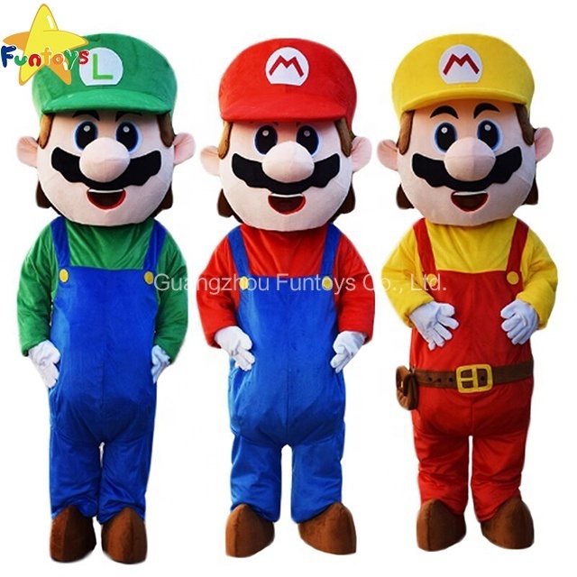 Funtoys Cosplay Super Mario Bros. Mascot Costume For Adult Beautiful Dress Suit