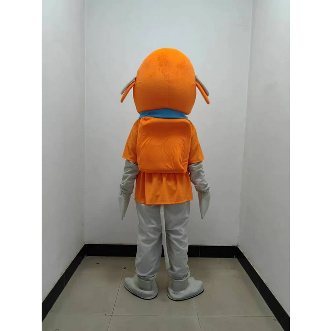 Funtoys Orange Patrol Dog Cartoon Animal Adult Mascot Costume