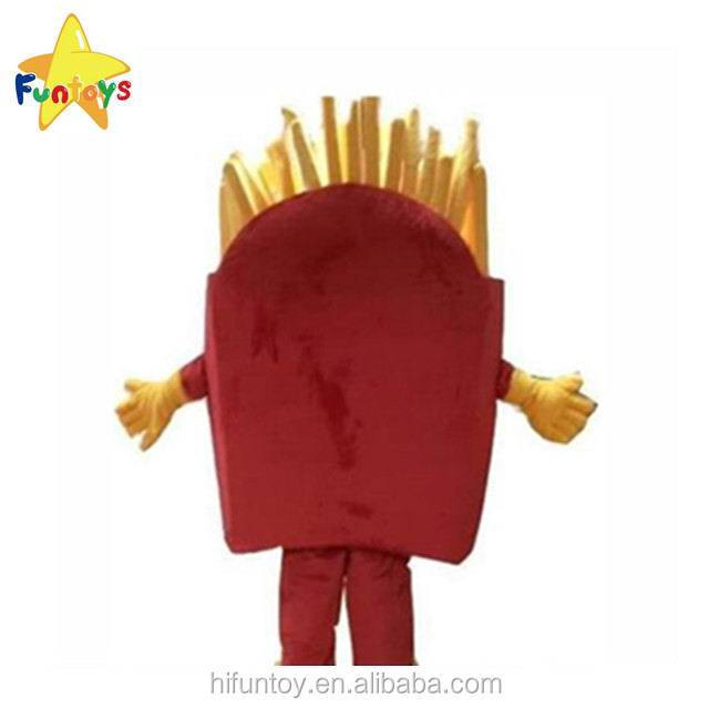 Funtoys MOQ 1 PCS  McDonalds Fast Food Theme French Fries Mascot Costume