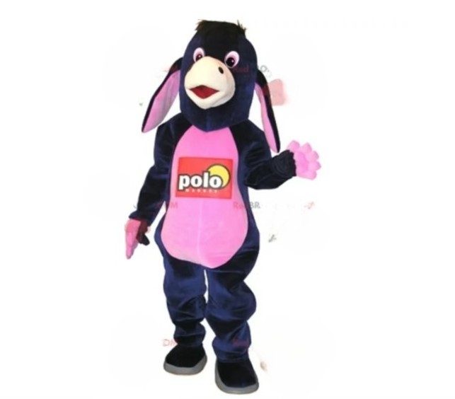 Funtoys Donkey Blue And Pink Adult Cartoon Animal Cosplay Animal Carnival Parade Activity Mascot Costume