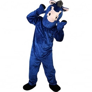 Funtoys Blue Donkey Mascot Costume for Cartoon Character Adult Size for Halloween Performance Parade Activity